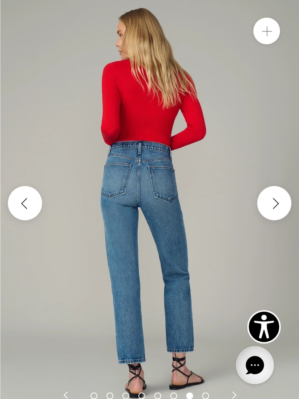 Joe's Jeans Margot Slim Crop Straight Leg, High-Rise in Impact